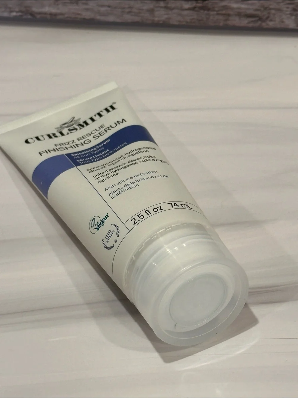 Curlsmith Frizz Rescue Finishing Serum Anti Frizz Smoothing Oil To Gel 2.5oz